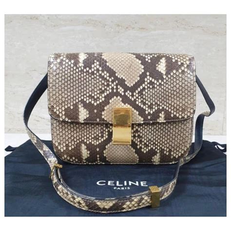 celine box python